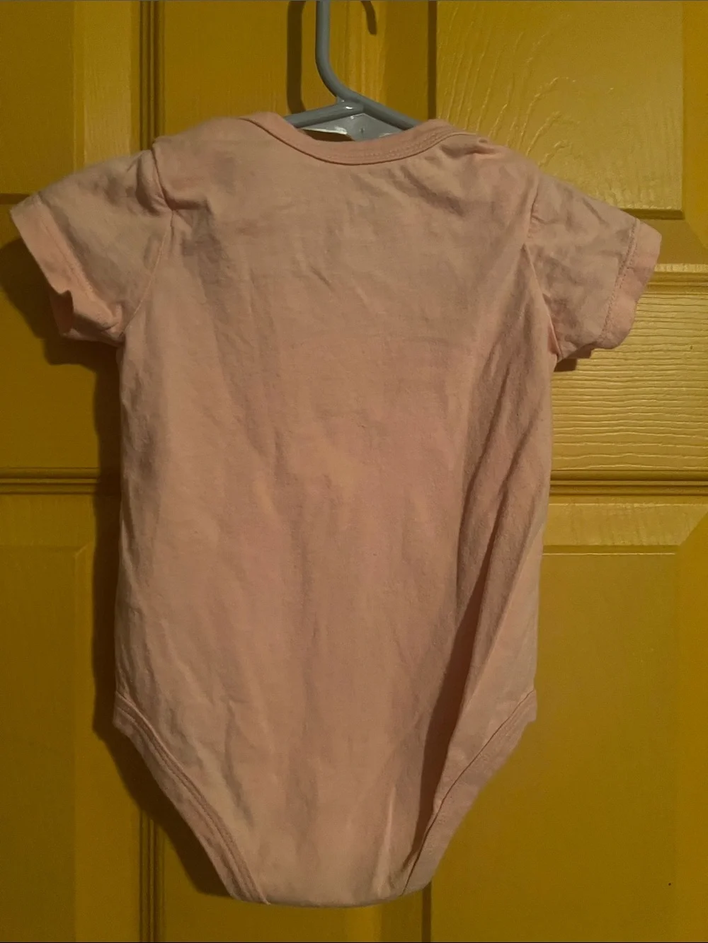 6-9 MONTHS BABY GIRL PEACH PINK ONESIE NIKE